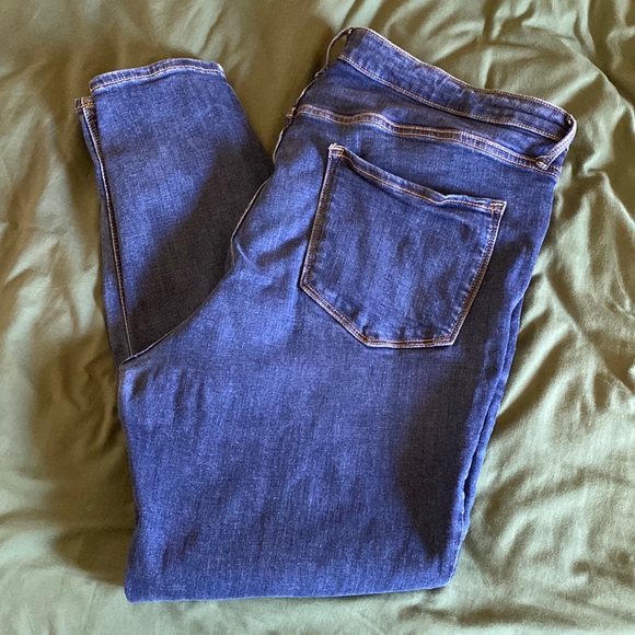 Old Navy Denim - Old navy jeans size 20 rockstar super skinny high rise secret slim pockets euc